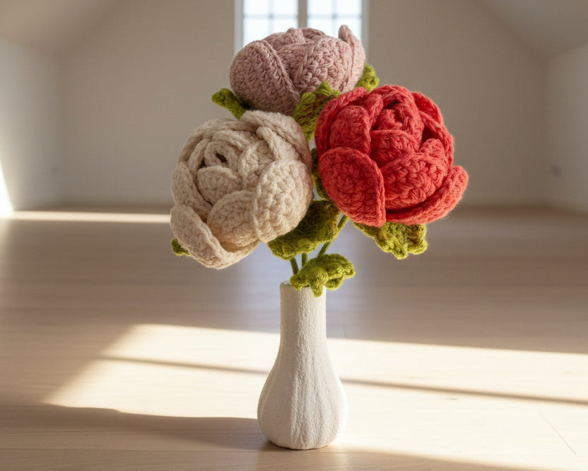 Trio de Peonias