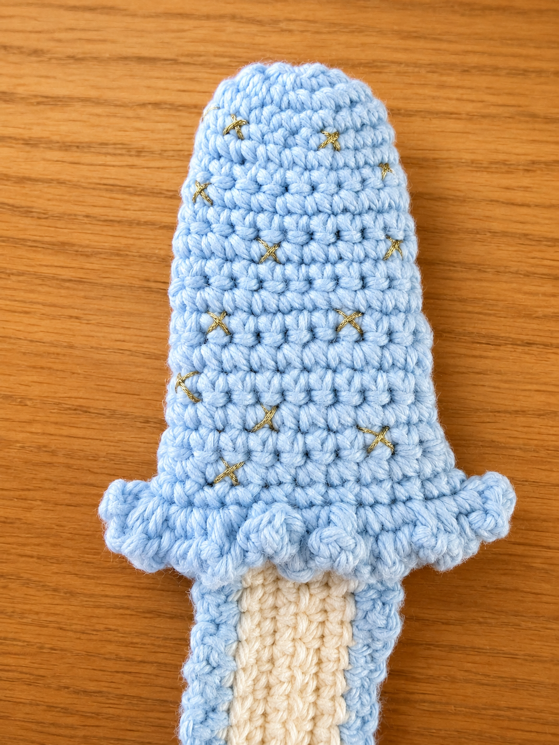 Separador Virgen María de Crochet