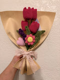 BOUQUET TULIPAN (ROSA)FUCSIA CROCHET